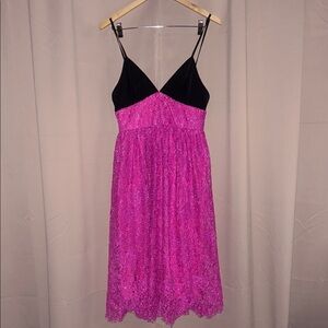 NBD Black and Pink Dress